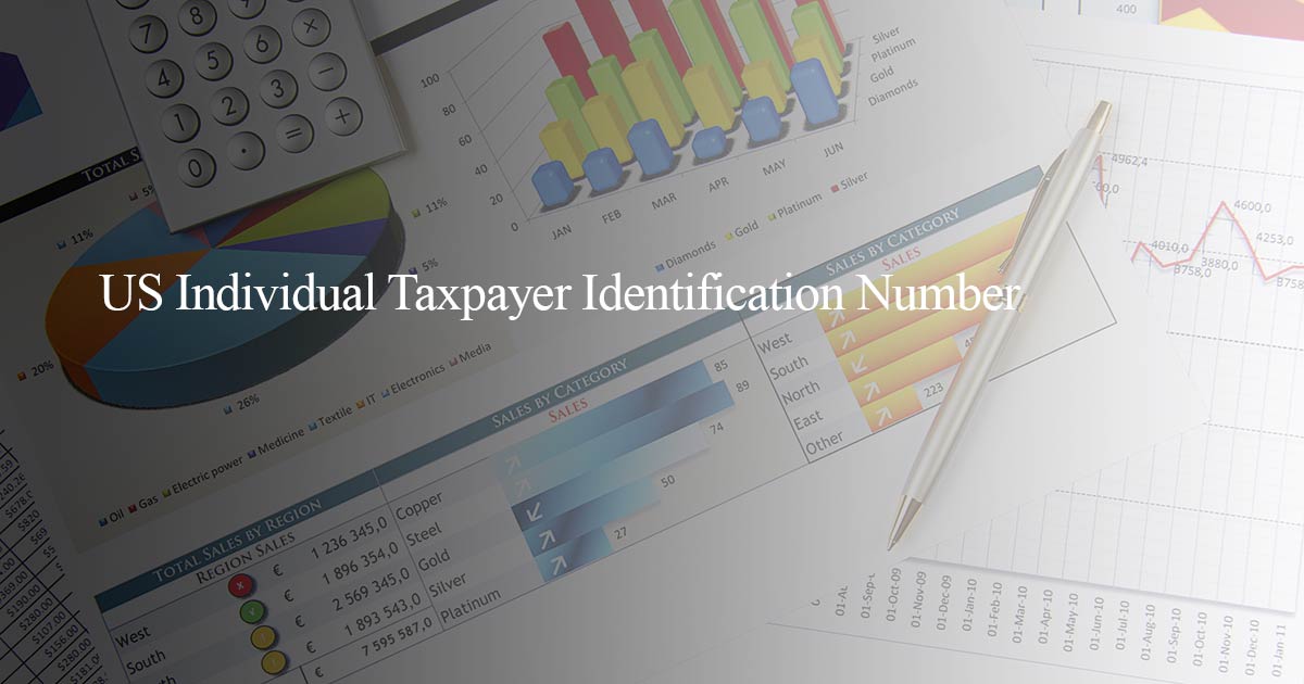 Us Itin Tax Id Number Individual Taxpayer Identification Number 0096